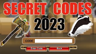 AQW Secret Codes 2023  Including New PAxe Weapon Code [upl. by Zsa Zsa]