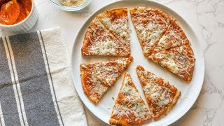 LowCarb Tortilla Pizza Recipe [upl. by Merci]