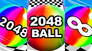 Ball Run 2048 va Color Ball Run vs Ball Run Infinity [upl. by Armand]