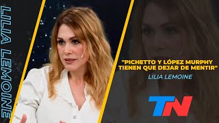 Lilia Lemoine con Jony Viale quotQuieren quedar como los buenos y mientenquot [upl. by Acimad]