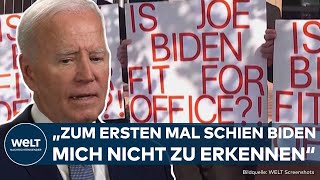 USA quotZum ersten Mal schien Biden mich nicht zu erkennenquot Kollektiver Druck von USDemokraten wächst [upl. by Olegnaed]