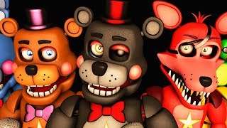 TODOS OS ANIMATRONICS DUBLADOS DA ULTIMATE CUSTOM NIGHT [upl. by Caril]