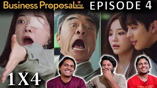 Business Proposal INDIAN REACTION  Episode 4  Kdrama  Hindi  First Time Watching [upl. by Aisatana]