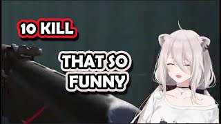 Shishiro Botan When Botan Just Casually Get 10 Kill While Laughing At The Mechanic CoDBO6 [upl. by Yemorej]