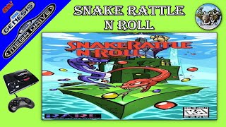 لعبة حشرجة الأفعى  Snake Rattle n Roll  Sega GenesisMega Drive [upl. by Floeter]