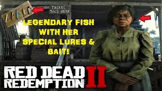 SPECIAL FISHING LURES from this shop owner  Red Dead Redemption 2 rdr2 [upl. by Alva]