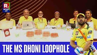 Chennai Super Kings Retention Strategy Does uncapped player rule confirm MS Dhonis future in IPL [upl. by Dutch]