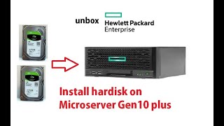 unbox HPE Microserver Gen10 Plus  HP G10 [upl. by Ferriter]