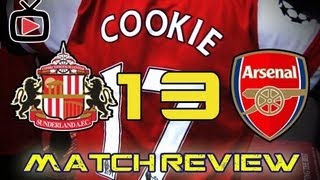 Arsenal FC 3 Sunderland 1  Cookies Match Review  ArsenalFanTVcom [upl. by Ennoira]