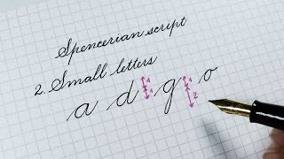 Spencerian Penmanship for beginners Part 1  How to write in Spencerian script  Cursive handwriting [upl. by Ticon]