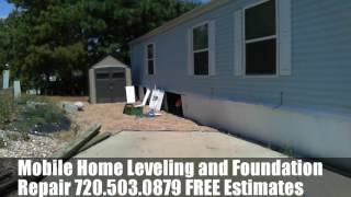 Double Wide Modular Home Leveling [upl. by Laurinda]