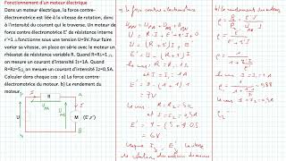 Fonctionnement dun moteur électriqe [upl. by Harimas850]