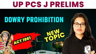 Dowry prohibition act 1961 Introduction with Objective part 1 [upl. by Avihs]