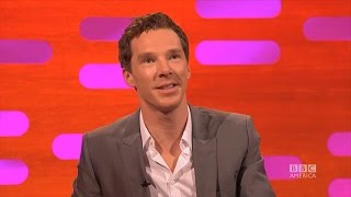 Benedict Cumberbatch Cant Say Penguins  The Graham Norton Show on BBC America [upl. by Kcin]