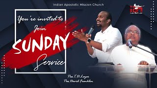 Sunday Evening Service  16th June 2024  Indian Apostolic Mission Church [upl. by Aciretnahs]