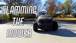 Racing Mower Build Pt 4 Extreme Lowering [upl. by Yrallih]