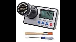 AMTAST AMT155 GM006 GRAINS MOISTURE METER [upl. by Annetta441]