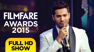 60th Filmfare Awards  Filmfare Awards 2015  Full Show HD  Shah Rukh Khan Varun Dhawan [upl. by Thorwald]