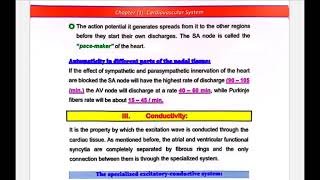 Physiology 2  Properties of Heart Automaticity amp Conductivity amp Contractility [upl. by Atiuqer655]