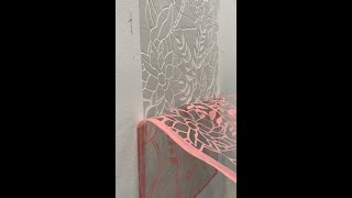 How to plaster relief using stencils [upl. by Isaak492]