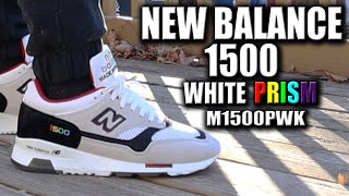 A CLASSIC NEW BALANCE 1500 WHITE PRISM  ON FOOT M1500PWK [upl. by Aicelf]