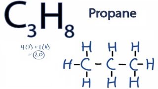 How to Draw the Lewis Structure for C3H8 Propane [upl. by Aden]