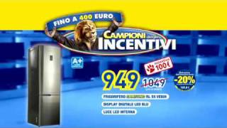 Euronics Campioni degli incentivi  Frigorifero Samsung RL 55 VEBIH [upl. by Haslett]