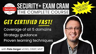 CompTIA Security Exam Cram Course  SY0601 SY0701 link in Description [upl. by Lleumas]