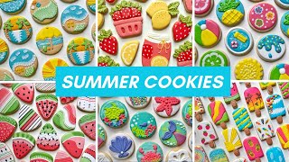 Summer Cookies  epic 2024 cookie decorating compilation [upl. by Matthaeus]