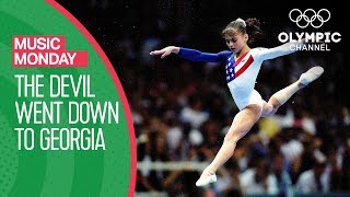 Dominique Moceanus Floor Routine with Devil Went Down to Georgia  Music Monday [upl. by Martz219]