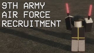 9th Army Air Force Recruitment ROBLOX USM 1940s [upl. by Itin]