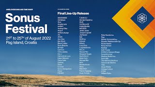 Sonus festival 2022 Full lineup release [upl. by Mcguire]