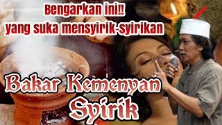 Penjelasan Cerdas Cak Nun  Bakar kemenyan Dan kebudayaan Syirik memanggil setan [upl. by Hiasi]