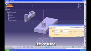 CATIA Assembly Mechanism Tutorial [upl. by Matrona706]