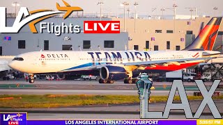 🔴LIVE LAX Airport  LAX LIVE  LAX Plane Spotting [upl. by Claudian345]