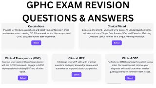 GPhC Exam Practice Questions amp Answers Clinical [upl. by Romina]