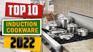 Best Induction Pots And Pans  Top 10 Best Cookware For Induction Cooktops [upl. by Lattonia]