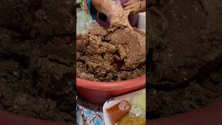 Pozol de cacao Chocolate bebida fresca food streetfood [upl. by Yuille]