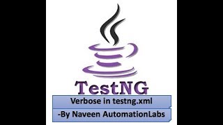 What is verbose in testngxml file  TestNG Concept [upl. by Benco358]