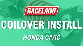 How To Install Raceland Honda Civic 8th Gen Coilovers [upl. by Brook]