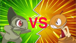 Axew vs Scraggy Condensed Battles [upl. by Hinson923]