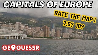 European Capitals on GeoGuessr  Rate this Game Are these really City Centers [upl. by Higgs]