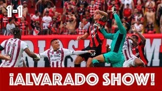 Alajuelense 11 Saprissa Esteban Alvarado DEJÓ VIVO AL MONSTRUO en Alajuela [upl. by Nerw393]