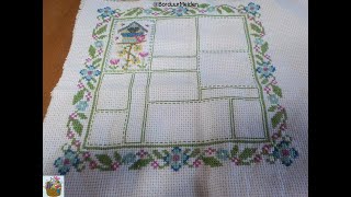 Cross Stitch  SAL  Garden Part 3  Durene Jones  BorduurMeiden [upl. by Campbell72]