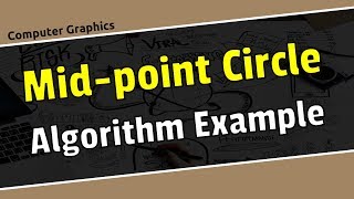 Midpoint circle algorithm example in Bangla\computer graphics Bangla tutorial [upl. by Llenor143]