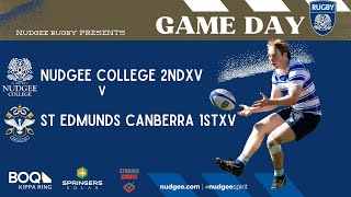 2024 Nudgee College 2nd XV v St Edmunds Canberra 1st XV [upl. by Ludvig]