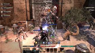 ESO Unhallowed Grave Bonecallers Bane achievement SpeedNo Death and Hard Mode [upl. by Airamalegna]