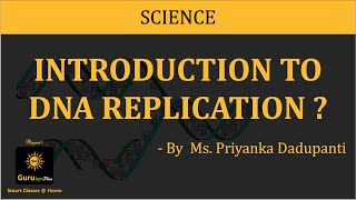 DNA Replication Lecture BSc MSc Zoology by DrPriyanka Dadupanthi Biyani Girls colleges [upl. by Stevana]