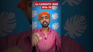 1st CARNATIC WAR  ANGLOFRENCH WAR 19761978 short [upl. by Schuman330]