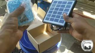 Setting up a Solar Powered Air Pump [upl. by Nawiat601]